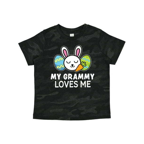 inktastic My Grammie Loves Me with Bunny and Easter Eggs Toddler T-Shirt inktastic My Grammie Loves Me with Bunny and Easter Eggs Toddler T-Shirt
